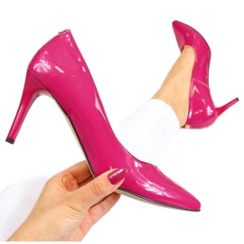 BM Pumps på stilettklack lackad Juma W CIT2565I fuchsia rosa