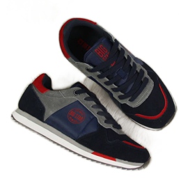 Big Star W GG274A055 marinblå sneakers svart röd grå