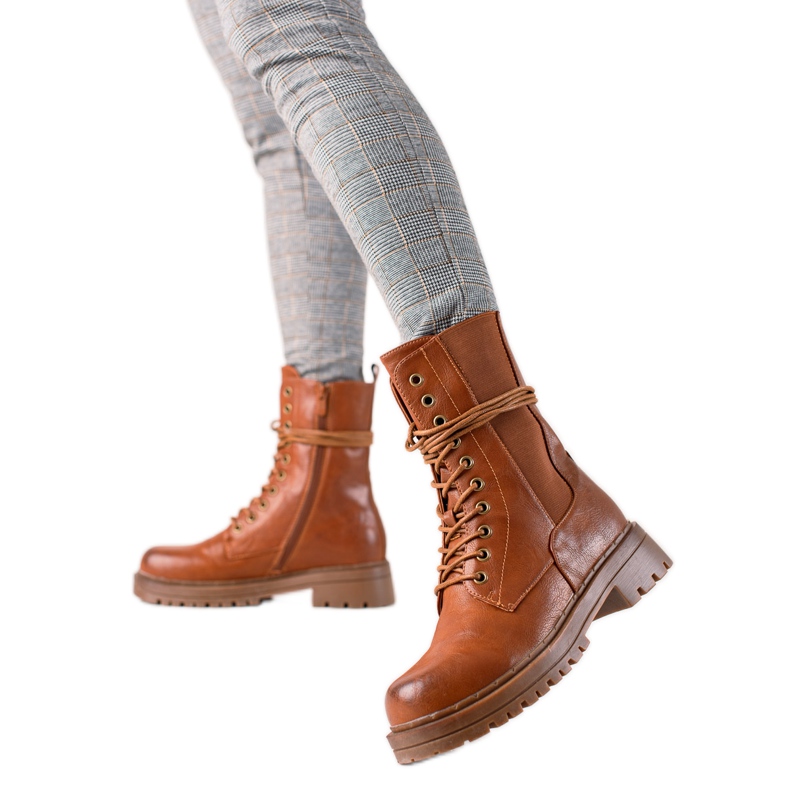 Super Mode Casual Trappers Boots brun