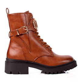 Diamantique Eleganta Arbetare Med Prydnad brun