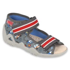 Befado gula barnskor 350P030 grå