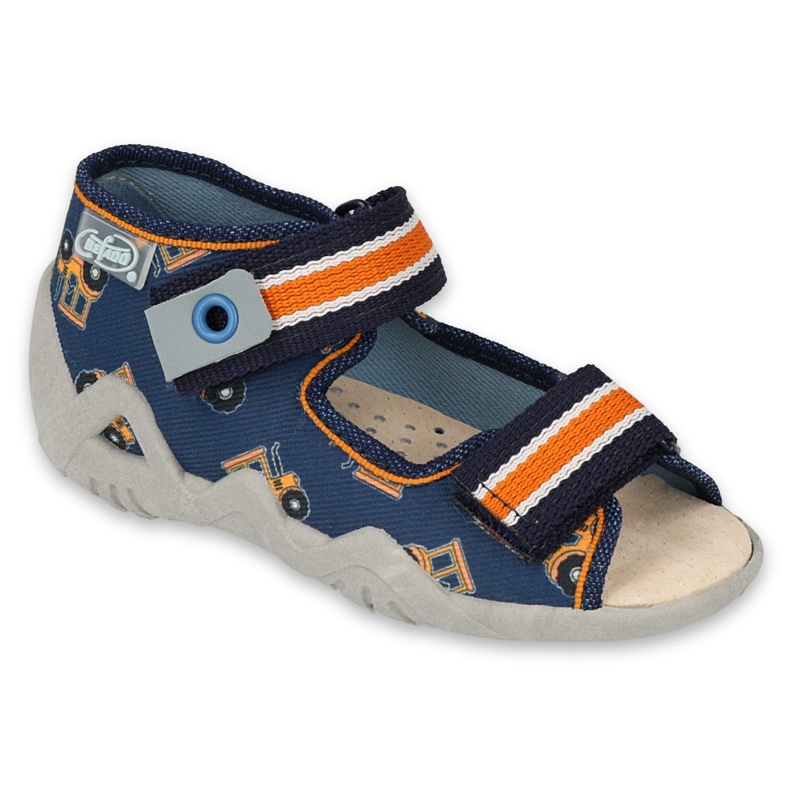 Befado gula barnskor 350P029 blå