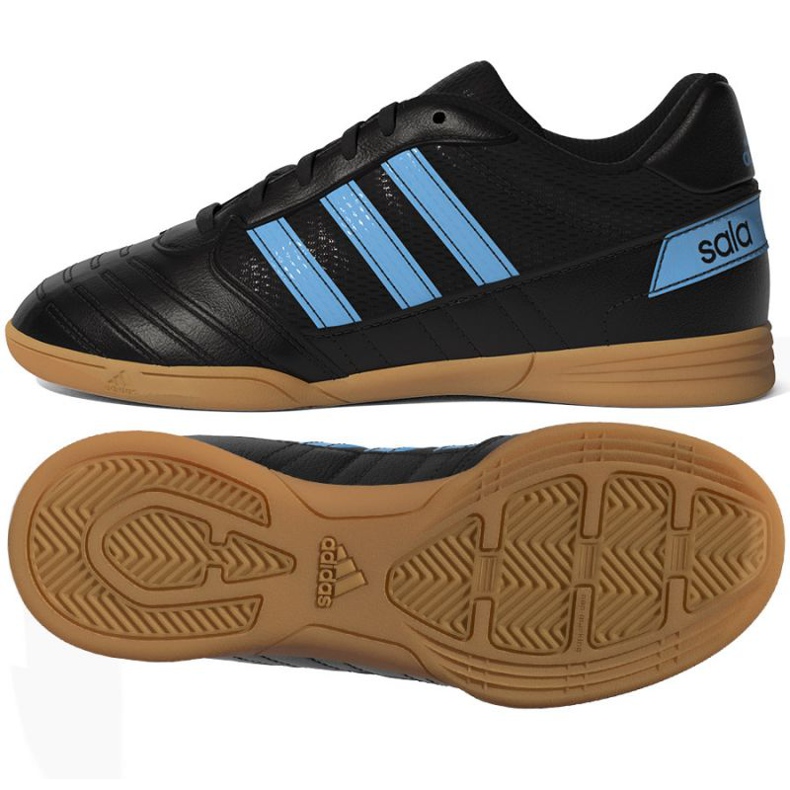 Inomhusskor adidas Super Sala In Jr GW1687 mångfärgad svart