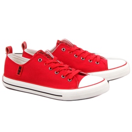 Låga sneakers Big Star M JJ174063 röda