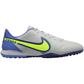Nike Tiempo Legend 9 Academy Tf M DA1191 075 fotbollssko grå nyanser av grått