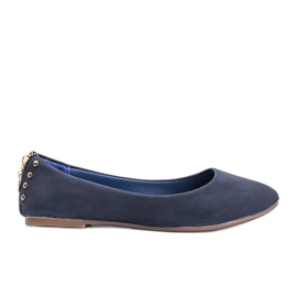 Navy Sixth Avenue ballerinor svart