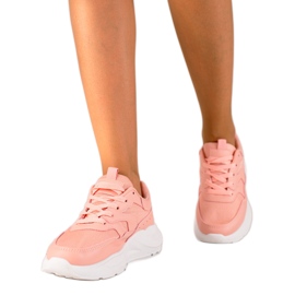 TRENDI Klassiska rosa sneakers