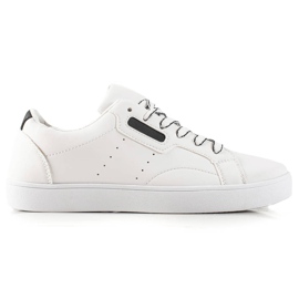 TRENDI Lätta sportskor gjorda av ekologiskt läder vit svart