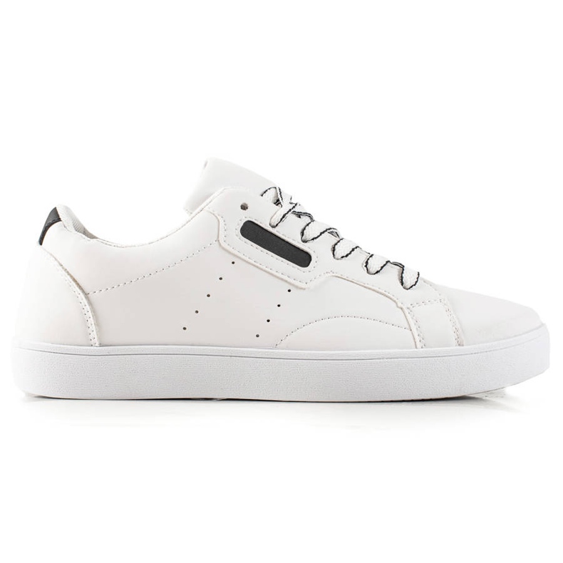 TRENDI Lätta sportskor gjorda av ekologiskt läder vit svart