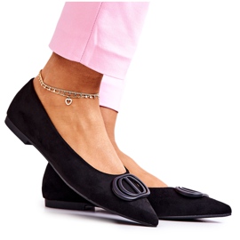 PS1 Mocka Ballerinas In The Black Neriso Spitz svart
