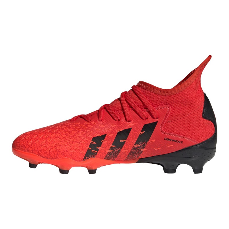 Adidas Predator Freak.3 Fg Jr FY6282 fotbollsskor apelsiner och röda