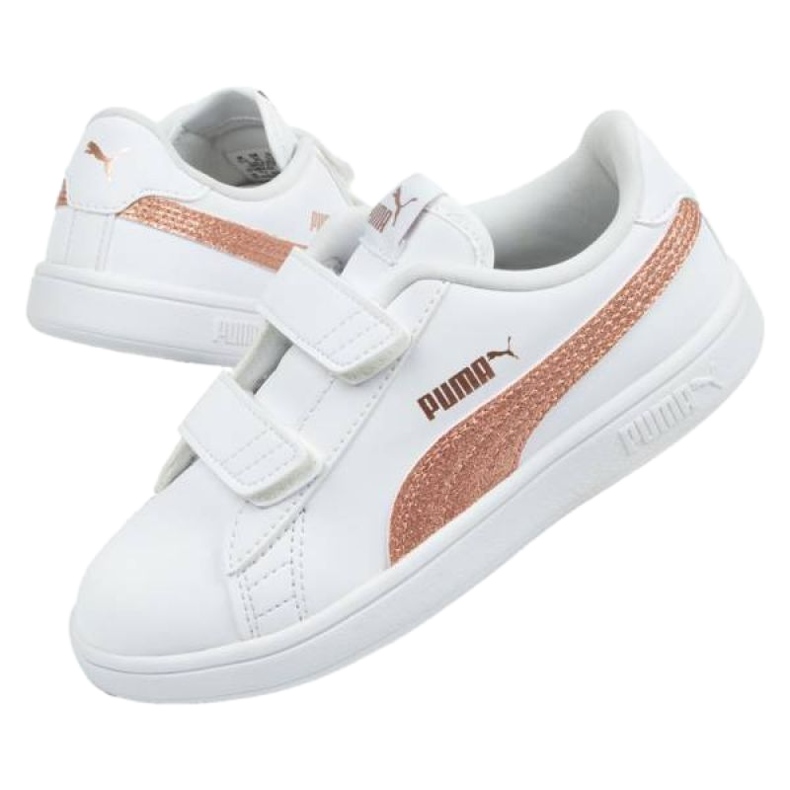 Puma Smash skor 375863 02 vit