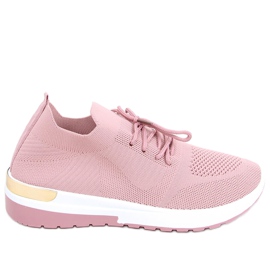 Welo Pink strumpor sportskor rosa