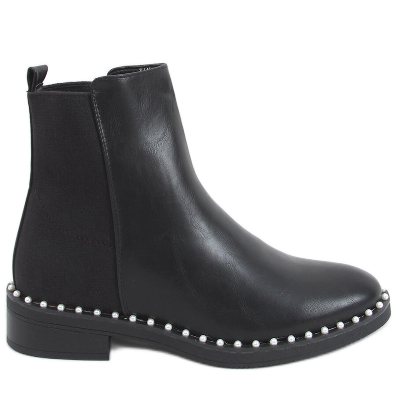 Chelsea boots med pärlor Lagos Black svart