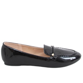 Berto Svartlackade loafers