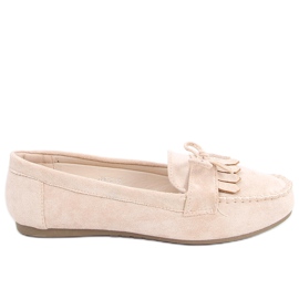 Quest Beige loafers för kvinnor