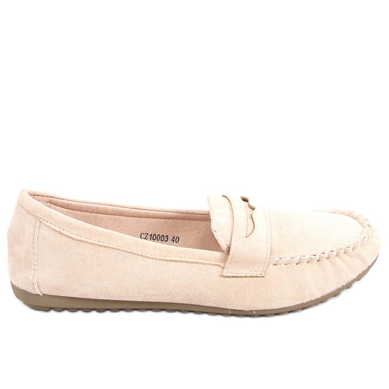 Rello Beige loafers för dam