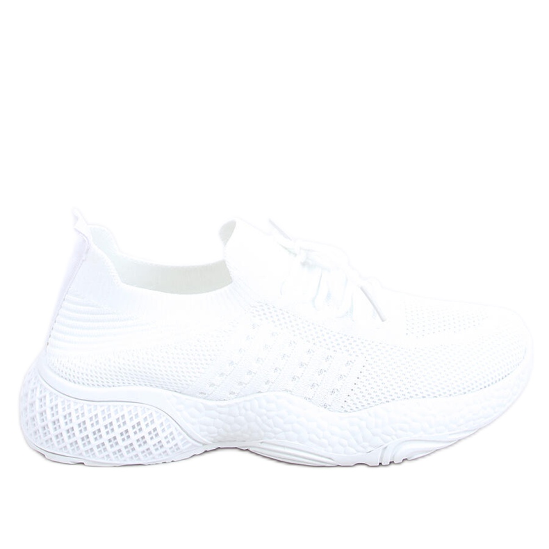 Yetto White sock sportskor vit
