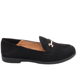 Juss Black loafers för kvinnor svart