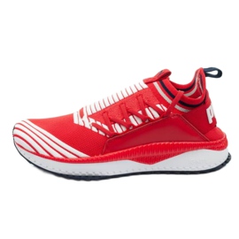 Puma Tsugi Jun Sport Strip M 367519 03 vit röd