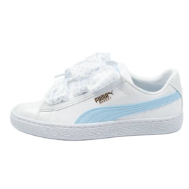 Puma Basket Heart Stars W 367820 01 vit blå
