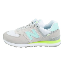 New Balance W WL574SS2 vit grå grön