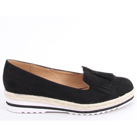 Dam loafers, espadrillor Hilma Black svart