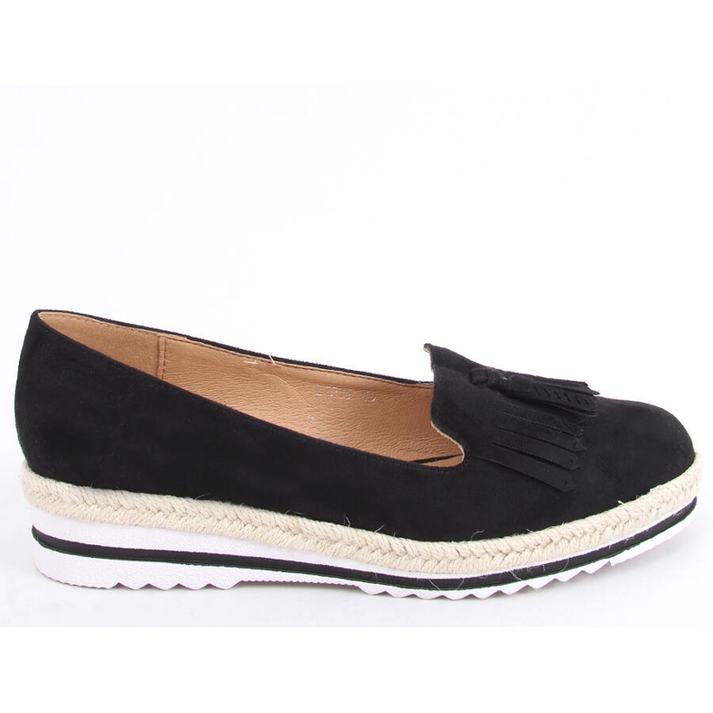 Dam loafers, espadrillor Hilma Black svart
