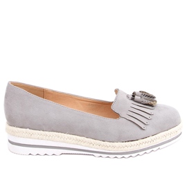Dam loafers och espadrilles Hilma Grey grå