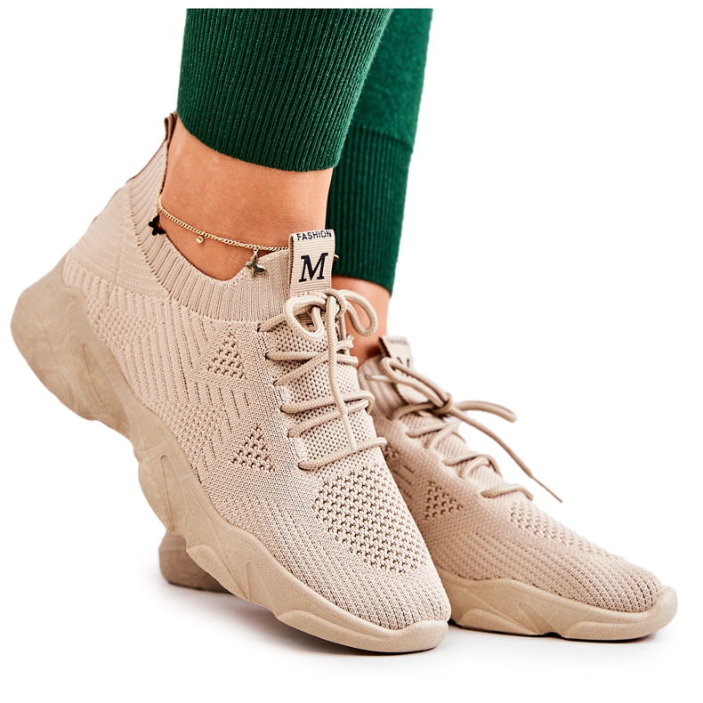 PS1 Sportskor Sneakers Tyg Mörkbeige Nolene