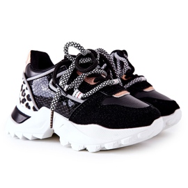 FR1 Barnsportskor Sneakers Svart Rommie mångfärgad