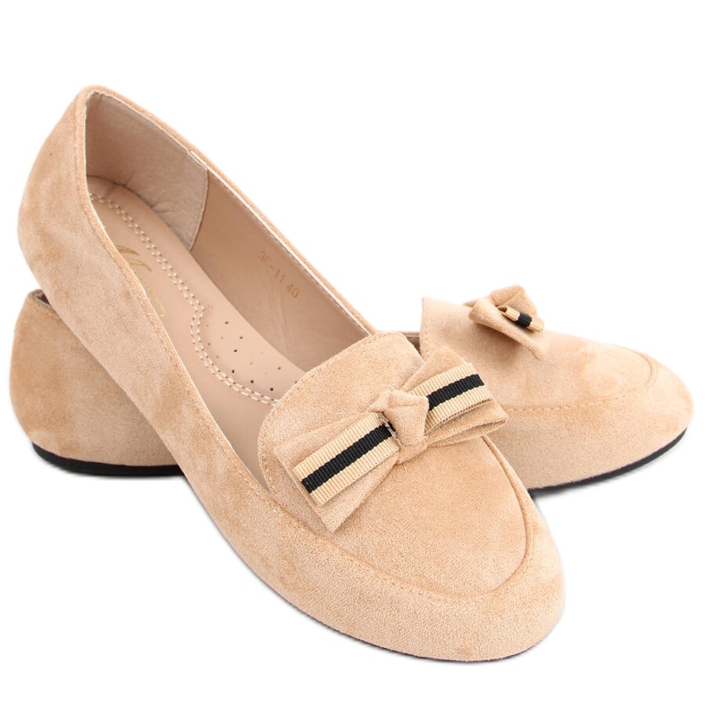 Maren Apricot dam loafers beige