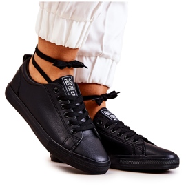 Läder Sneakers Big Star JJ274312 Svart