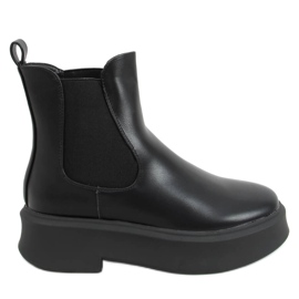 Chelsea boots på en tjock Laos Black sula svart