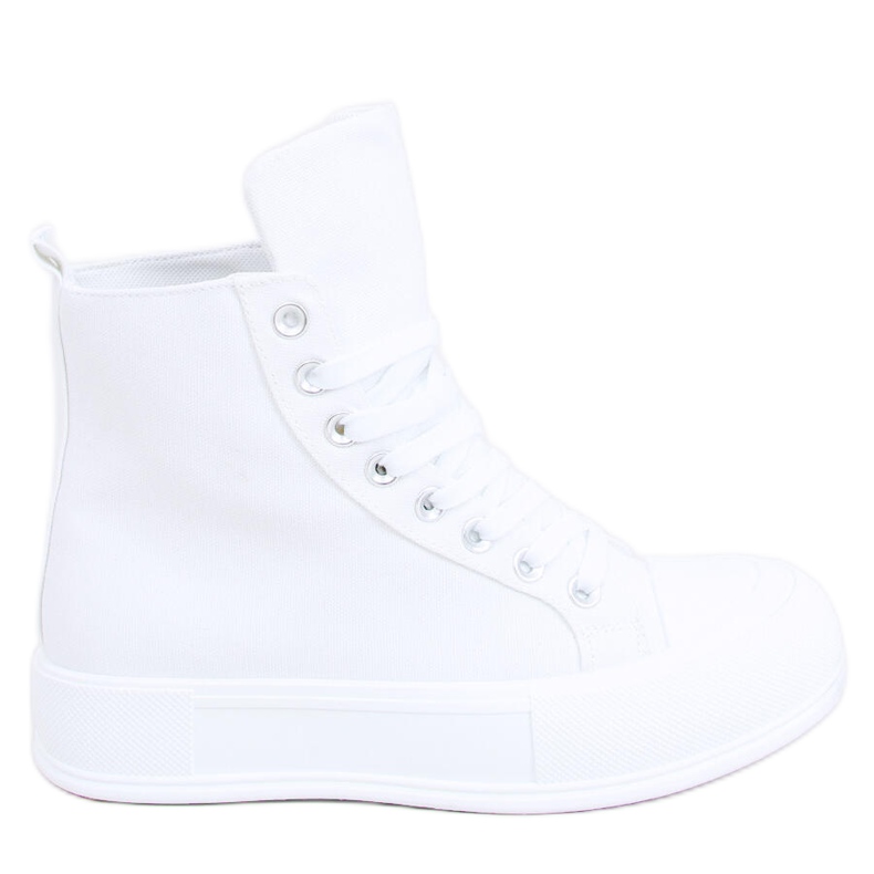 Kenya Vita ankelsneakers i canvas