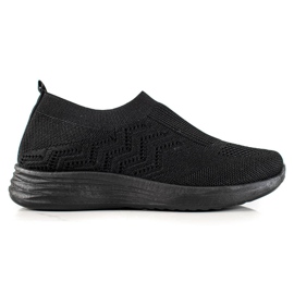 Renda Slip-on Openwork sportskor svart