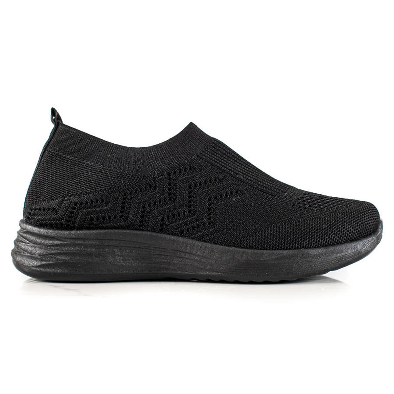 Renda Slip-on Openwork sportskor svart
