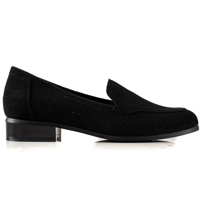 Vinceza Genombrutna skor i mocka svart