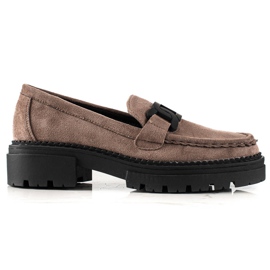 Mode LA.FI loafers beige brun