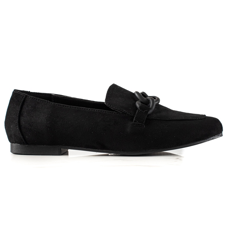 LA.FI loafers i mocka svart