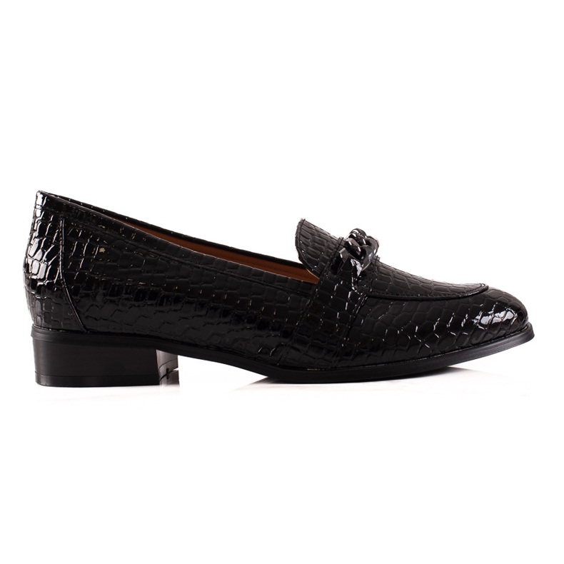 Eleganta VINCEZA halvsko loafers svart