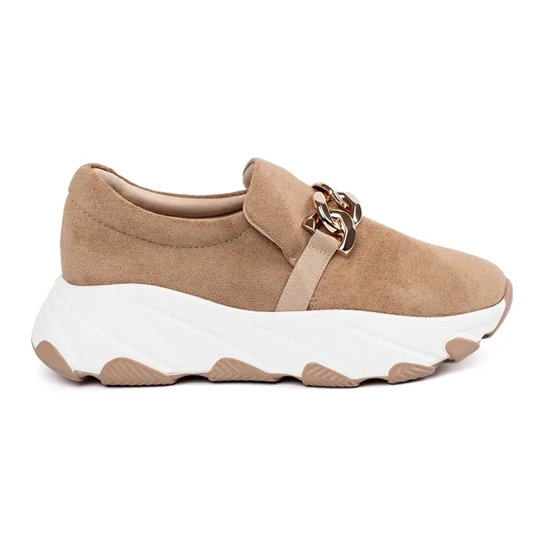 W. Potocki Potocki Sneakers i mocka beige