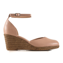 W. Potocki Sandaler Pumps På Koturnie Potocki beige