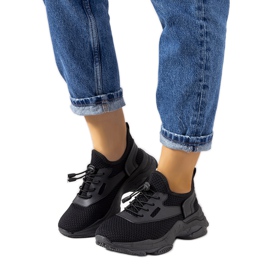 Svarta Barnes sneakers