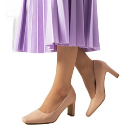 Graves rosa pumps för kvinnor