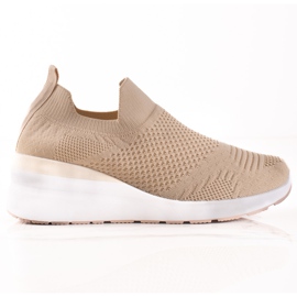 Goodin Wedge Slip-On Sneakers beige