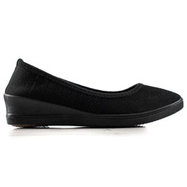 Evento Bekväma svarta ballerinor