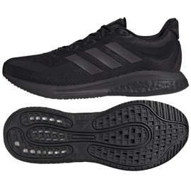 Adidas SuperNova M H04467 löparskor svart