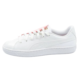 Puma Basket Crush W 369556 01 vit röd