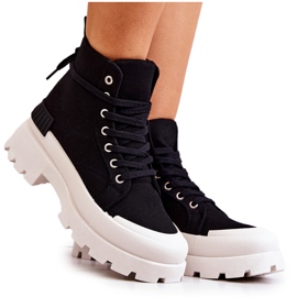 PS1 Faithfull knutna svarta stövlar